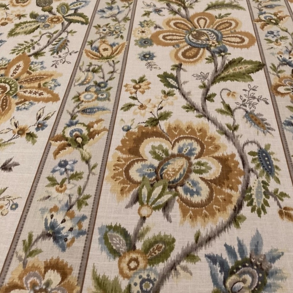 Braemore Design Linen/Cotton Floral Fabric 4.5 Yards